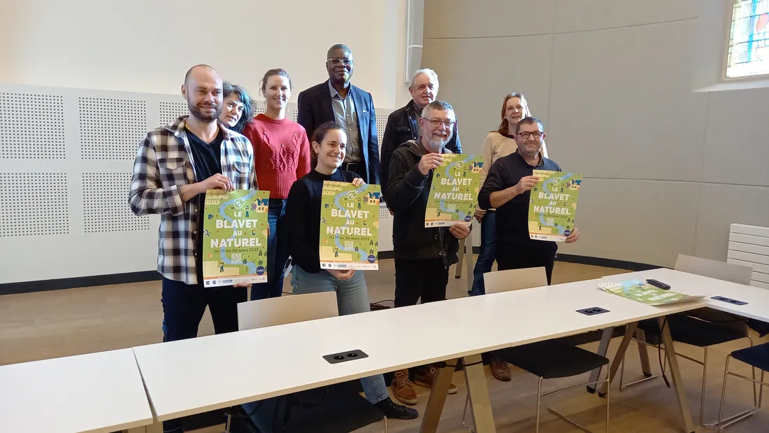 Les élus de Pontivy Communauté et les agents techniques du Syndicat de la Vallée du Blavet.