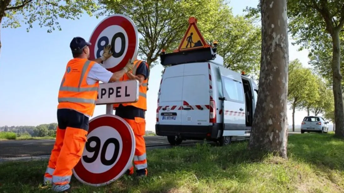 Plusieurs routes du Loiret repassent à 90km/h.