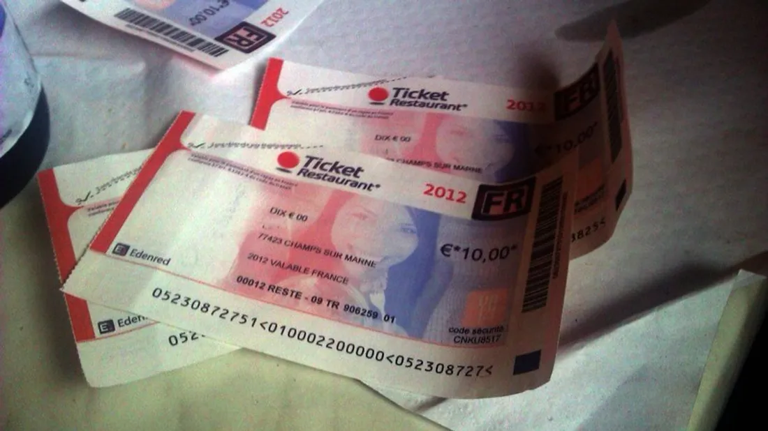 Des tickets restaurant