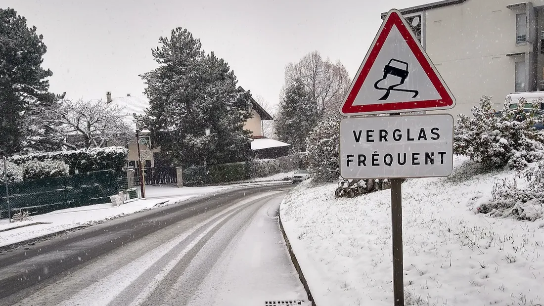 Vigilance orange neige-verglas.