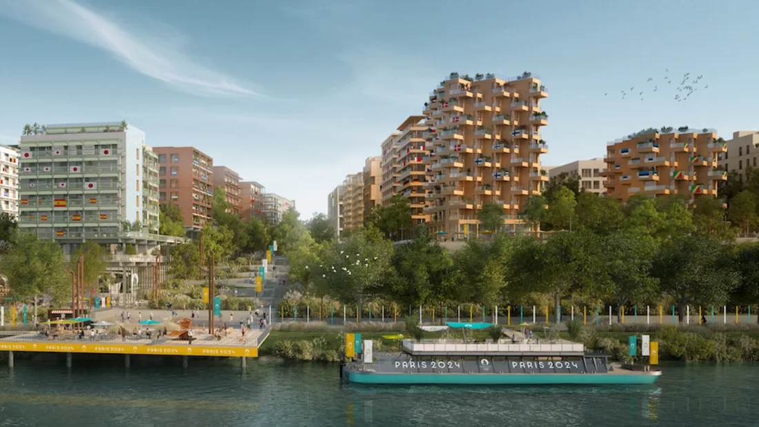 Le village des athlètes est situé à Saint-Denis en région parisienne.