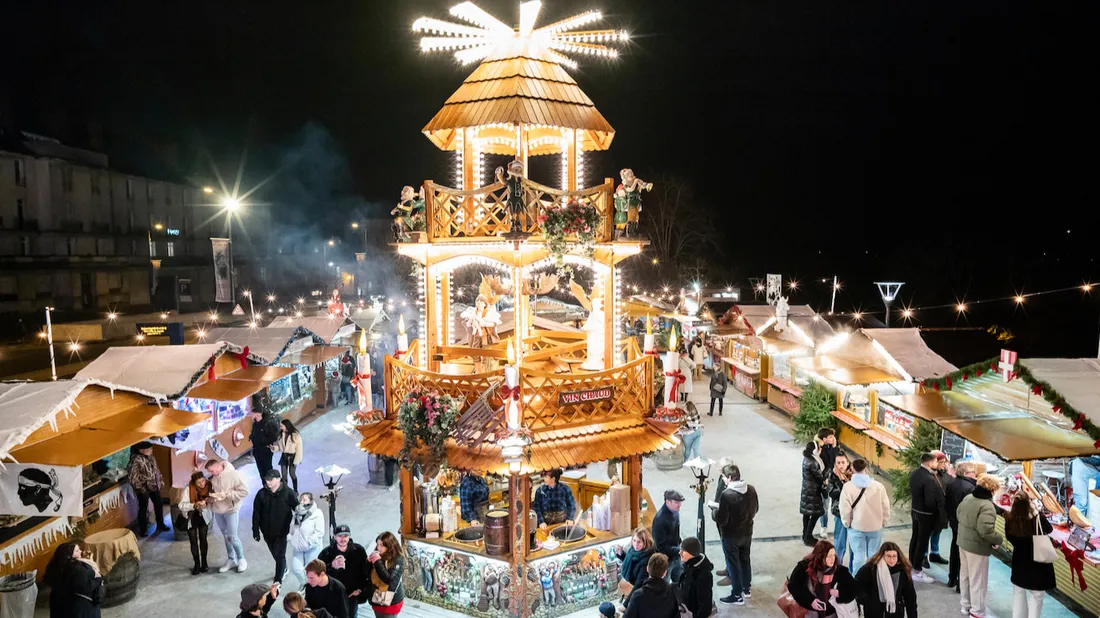 Le marché de Noël de Tours.