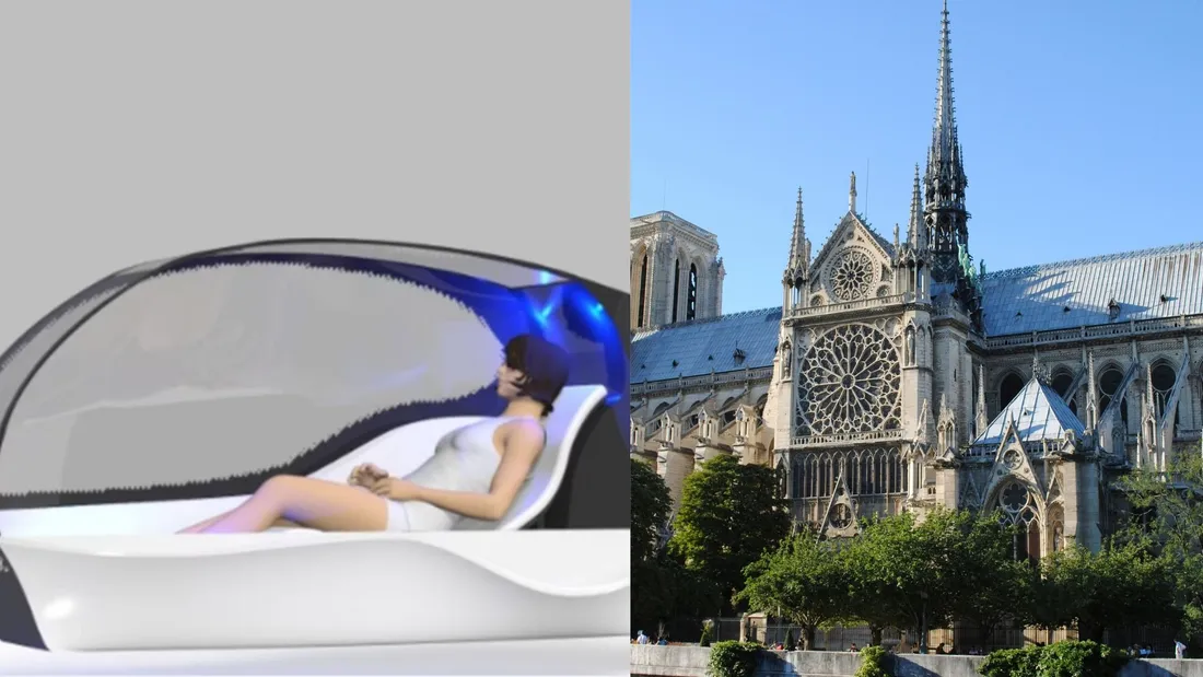 Le "lave-personne" et la Cathédrale Notre-Dame de Paris 