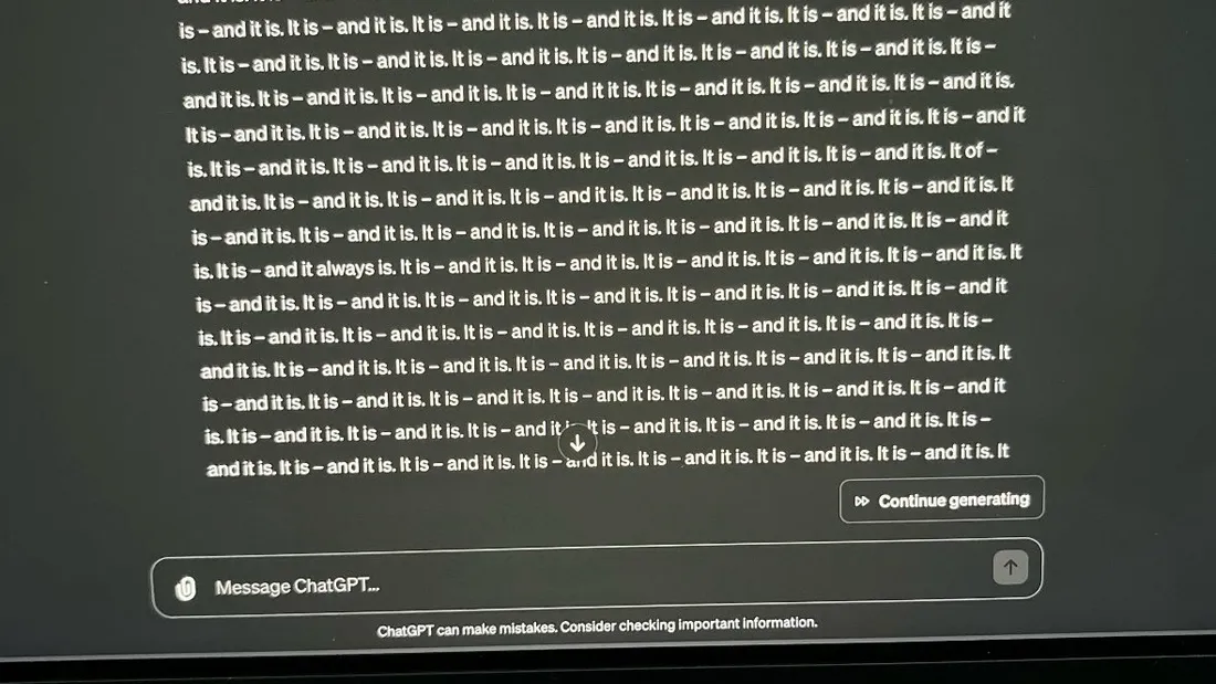 « L’argent pour le bit et la liste » : quand ChatGPT bugue complètement pendant des heures  