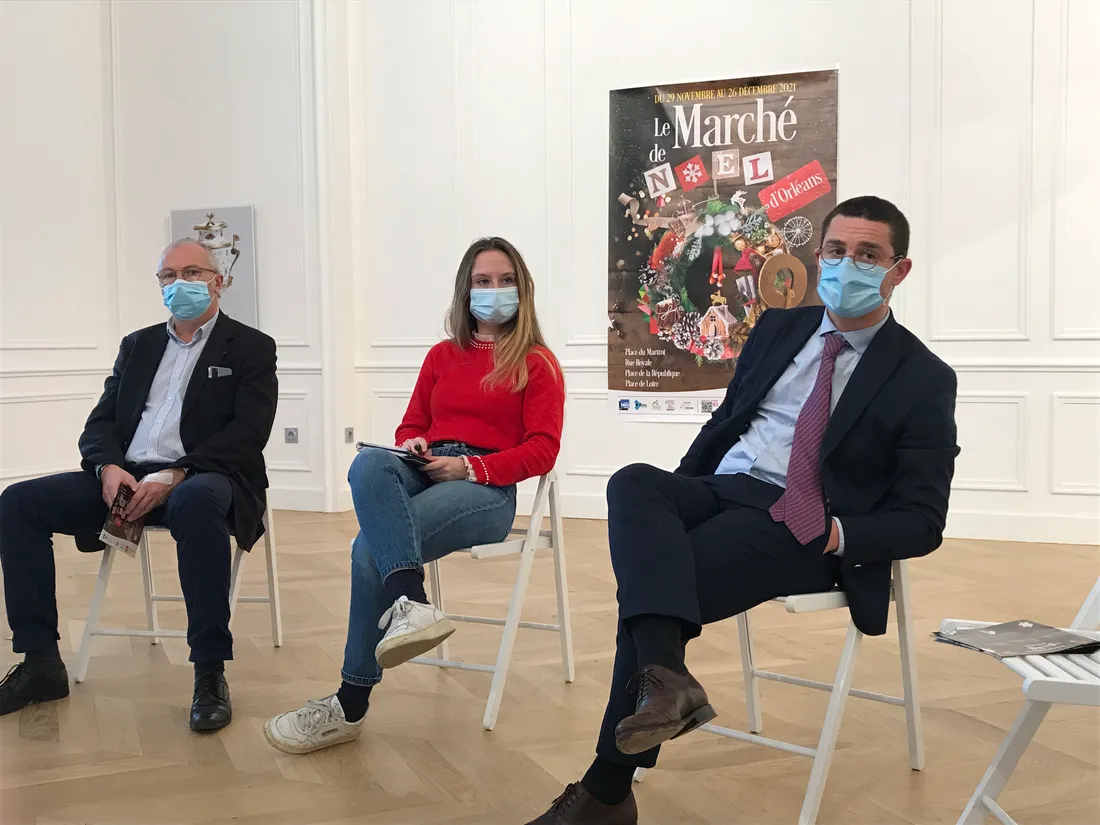 Luc Nantier, Fanny Picard et William Chancerelle, élus à la ville d'Orléans.