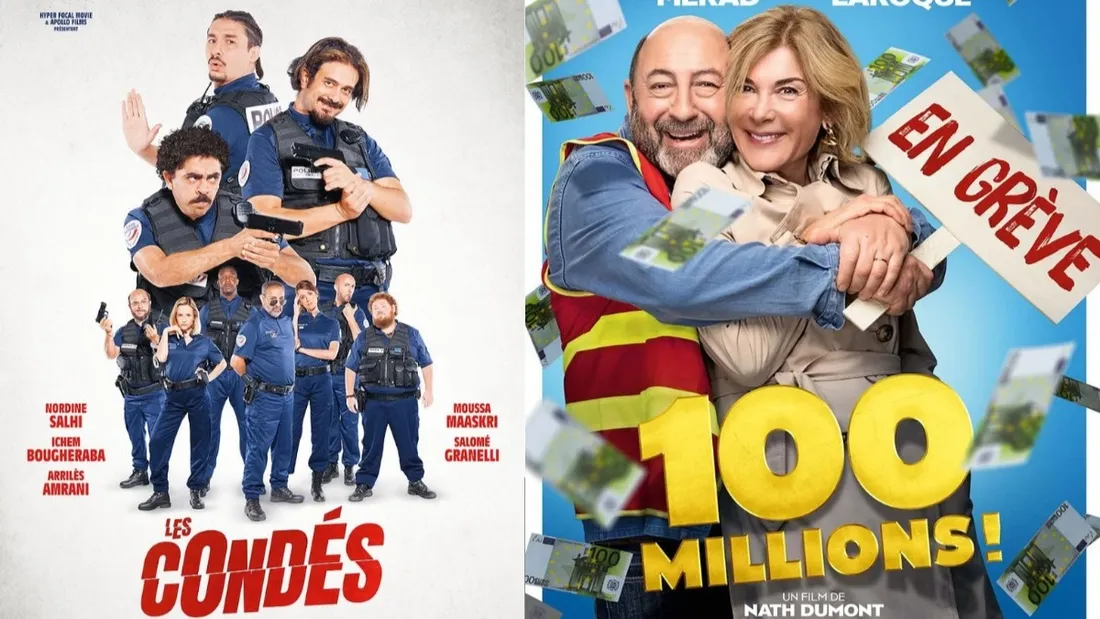 "Les Condés", "100 millions !"  au cinéma et "Dans l'oeil d'Iris", le 26 mars.