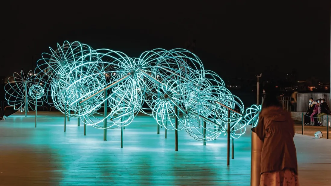 les sphères lumineuses Wish Blow