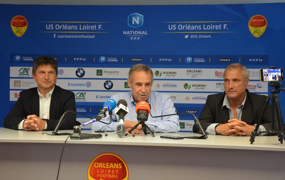 Reynald Berghe, Philippe Boutron et Bernard Casoni.