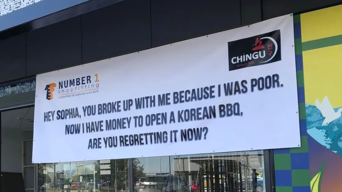 Un restaurateur australien se venge après une rupture difficile