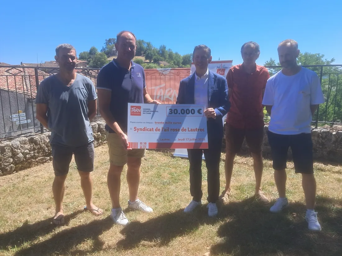 Un chèque de 30 000 euros a été remis ce jeudi 17 juillet.