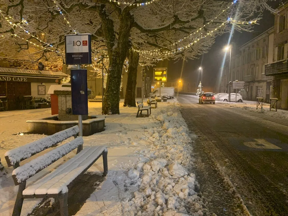 Les rues de Brassac ce jeudi matin