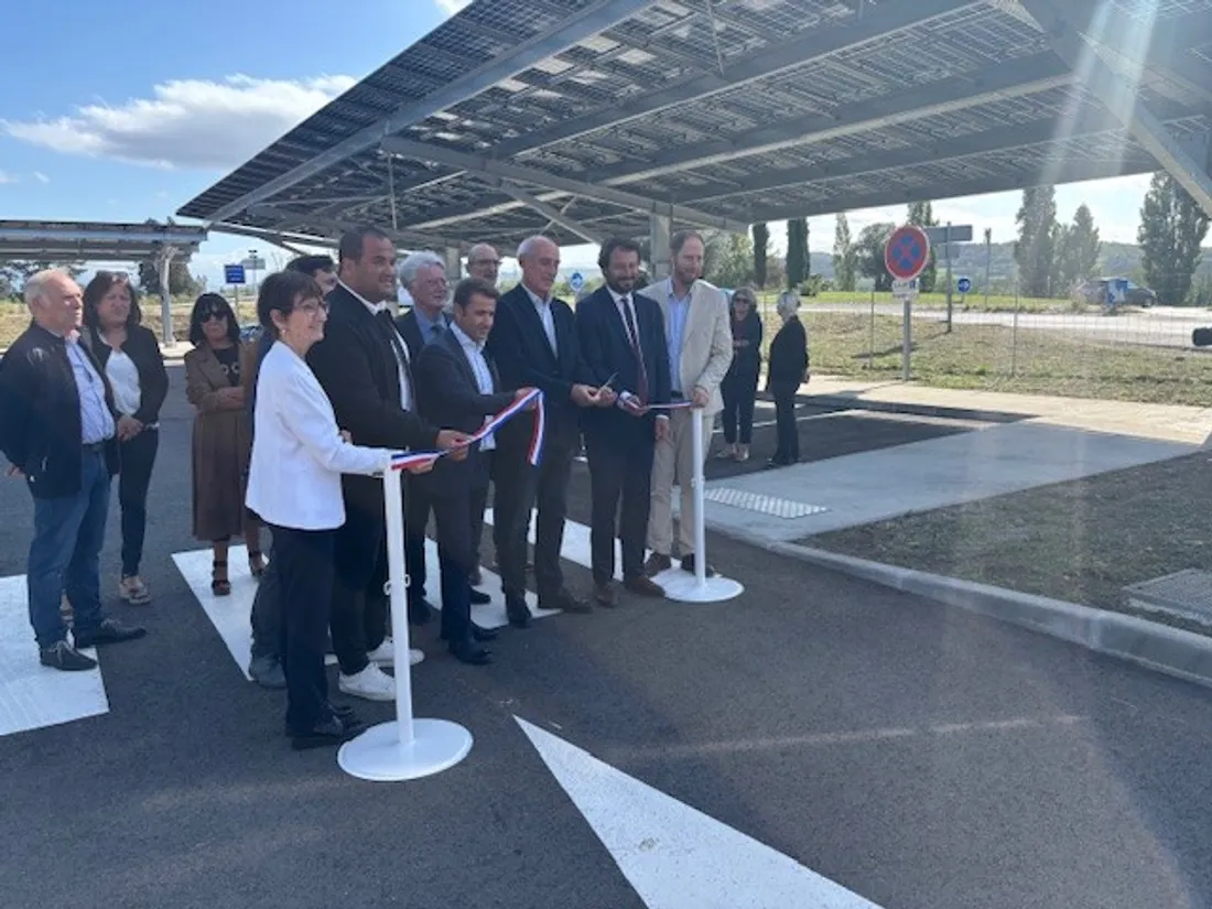 Inauguration à l’aire de Gabrielat a Pamiers
