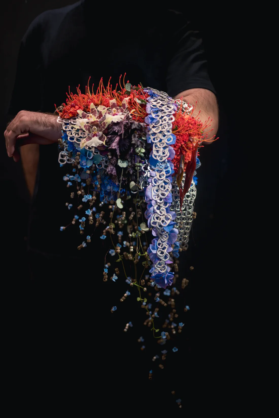 "Fable écologique", la manchette végétale réalisée par Lucas Olivier. Sublime.