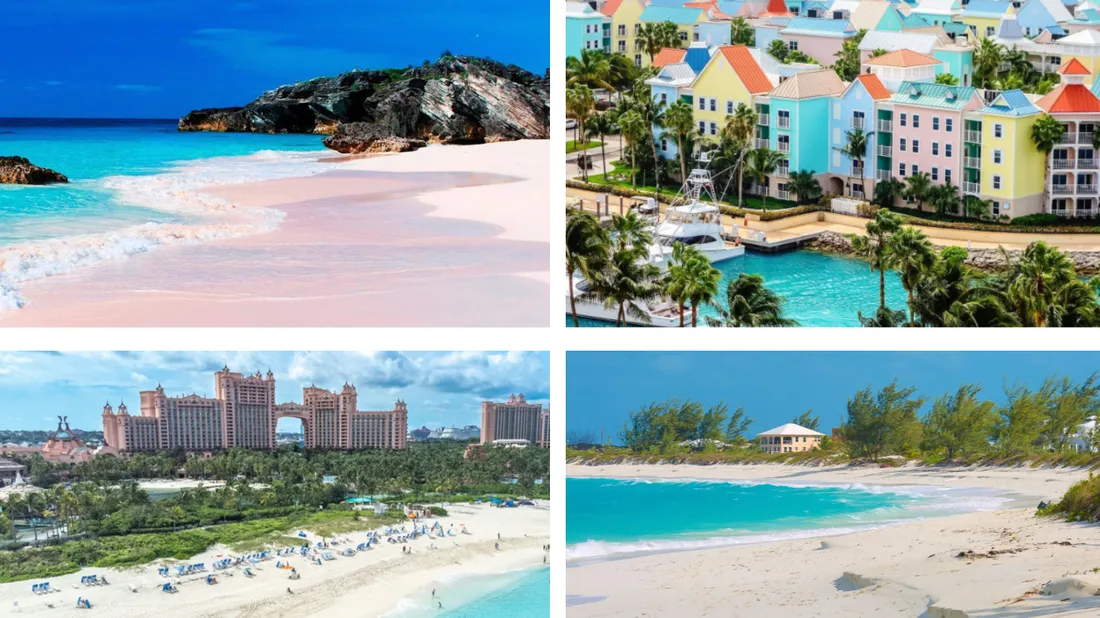 Quatre lieux paradisiaques des Bahamas 