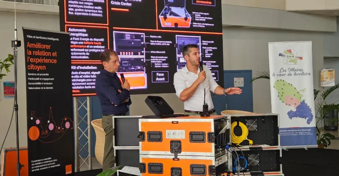 Orange œuvre pour la Martinique 