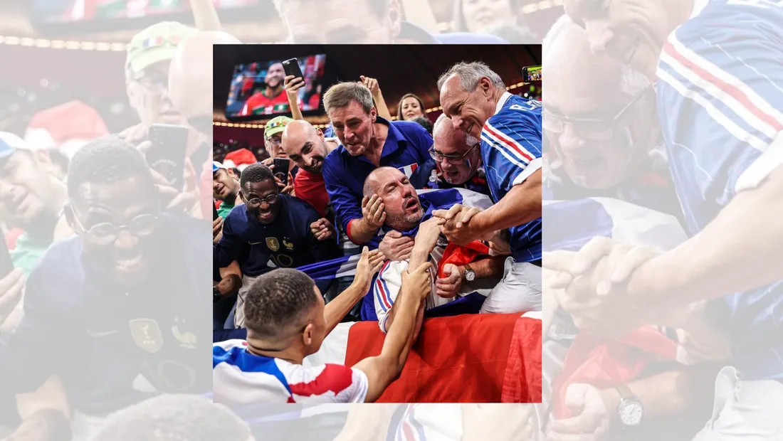 Kylian Mbappé consolant le supporter malchanceux... 