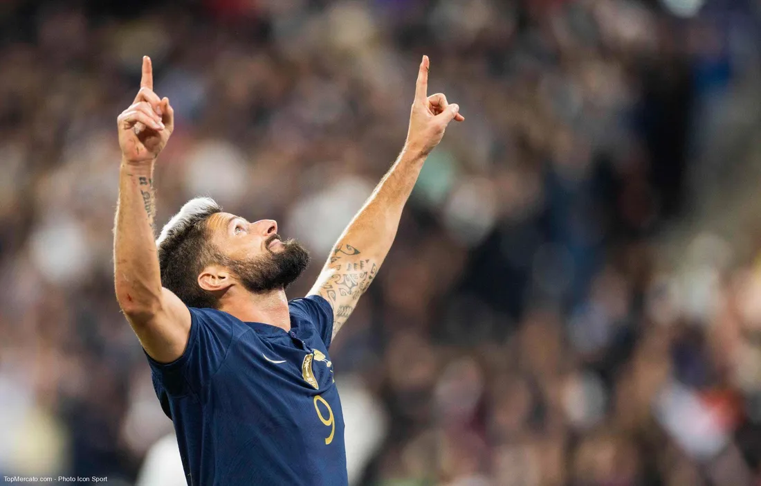 Olivier Giroud est le meilleur buteur de l'histoire de l'Equipe de France.