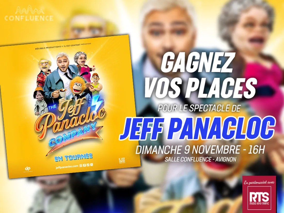 Jeff Panacloc à la salle Confluence d'Avignon