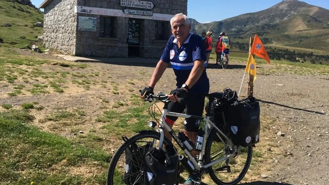 Le Lotois Philippe Sudres à l'assaut de l'Occitanie, à vélo.