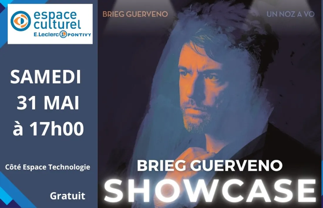 Brieg Guerveno fait vibrer le breton en live à l’Espace Culturel de Pontivy 