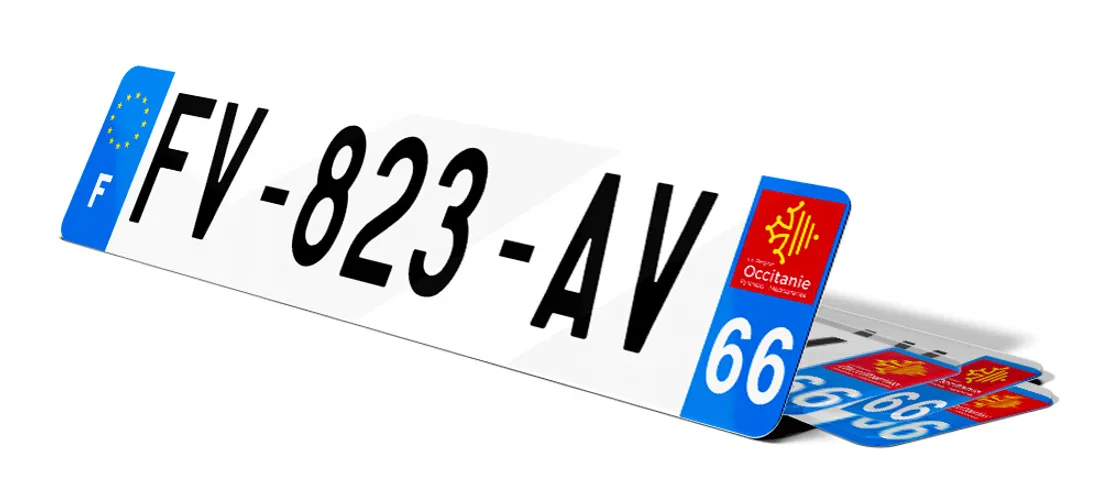 Plaque minéralogique 66