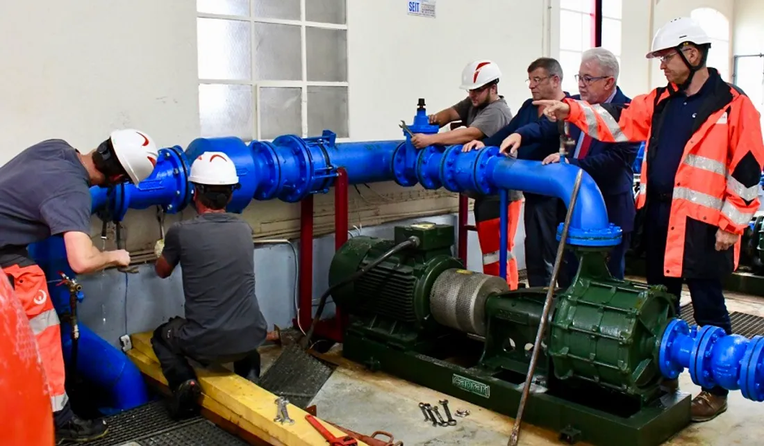 La construction d’une usine de traitement de l’eau à Hirson