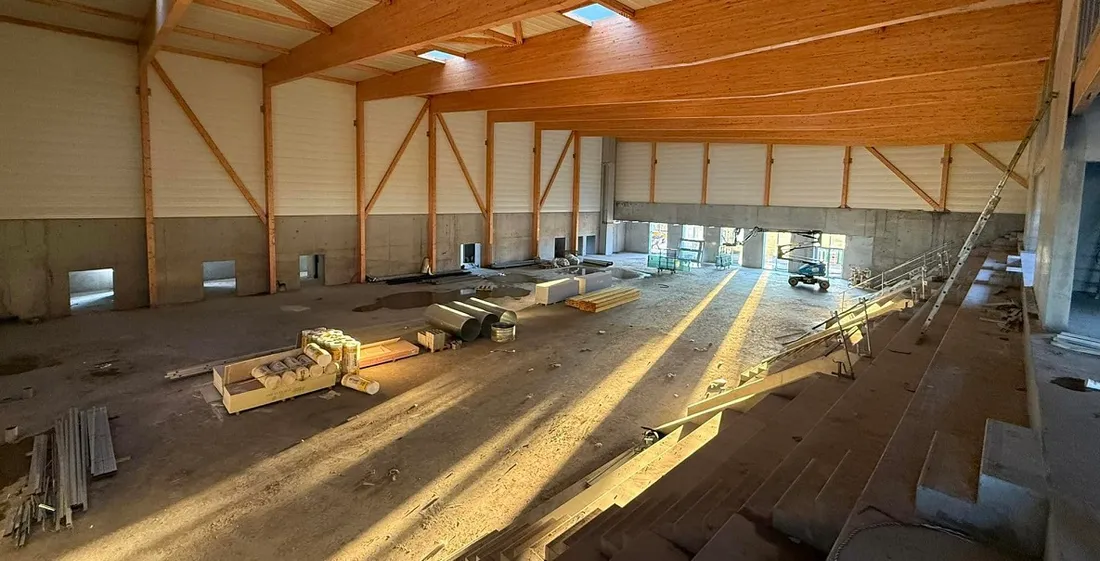 Le chantier du stade Jean Damien