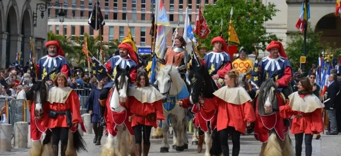 Les fêtes johanniques à Orléans en 2017.
