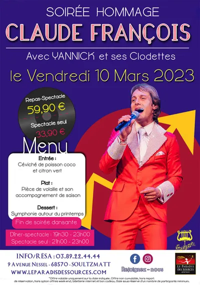 Soirée Hommage Claude François