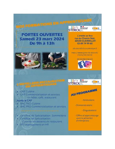 Portes Ouvertes l'UFA STORCK de Guebwiller