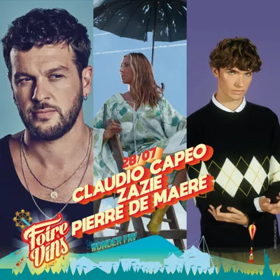 Claudio Capéo - Zazie - Pierre de Maere