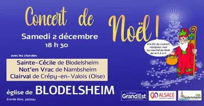 CONCERT 3 CHORALES BLODELSHEIM