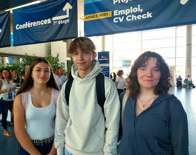 Les lycéens de Lambert font leur "marché" au salon