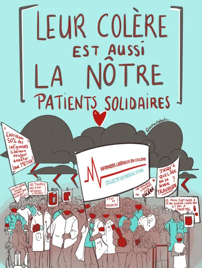 La colère des infirmiers libéraux