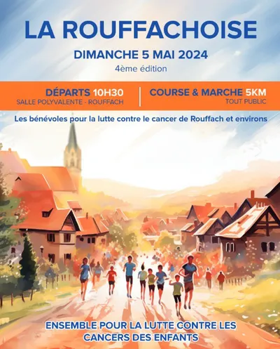 Une course solidaire à Rouffach ce 5 mai 