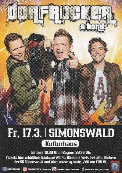 Concert avec les Rockers et le Groupe du Village