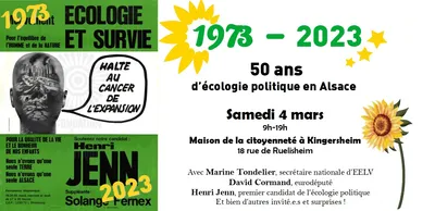 50 ans d'écologie politique en Alsace 
