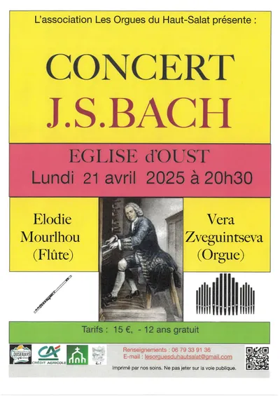 Concert Jean Sébastien BACH