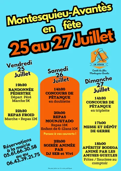 Fête du village de Montesquieu Avantès
