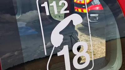 Accident sur la D955 à Yèvres