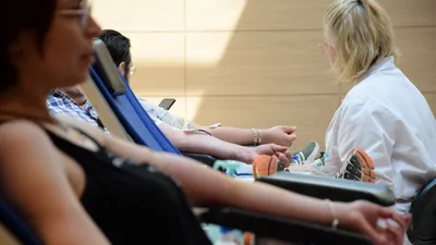 Don du sang : les participants au rendez-vous hier à Cloyes les...