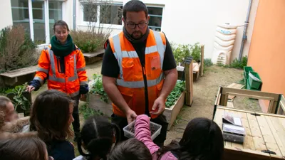Les élèves d'Henri Ramolet sensibilisés au compostage
