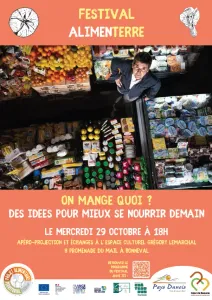 Apéro-projection autour de l'alimentation à Bonneval