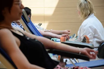 Don du sang : les participants au rendez-vous hier à Cloyes les...