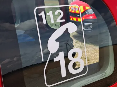 Accident sur la D955 à Yèvres