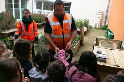 Les élèves d'Henri Ramolet sensibilisés au compostage