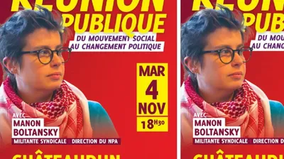 Une réunion de la NPA à Châteaudun