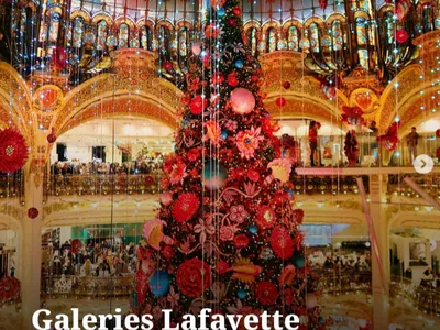 FG CHIC :  L'Arbre de Noël Iconique des Galeries Lafayette Fait un...