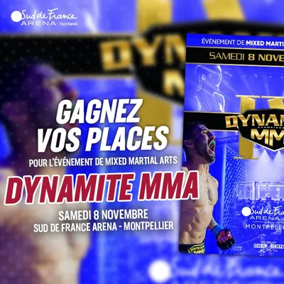 Gagnez vos invitations pour le Dynamite MMA à Montpellier