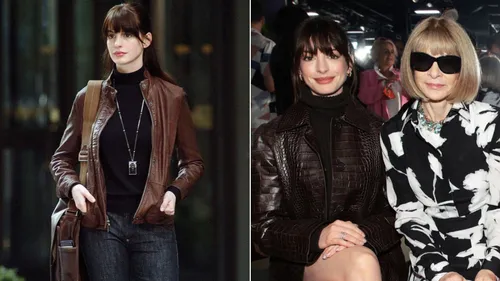 Anne Hattaway qui a fait sensation à la fashion week